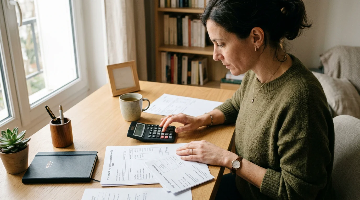 Bailleur comparant le décompte annuel des charges avec les provisions versées par le locataire