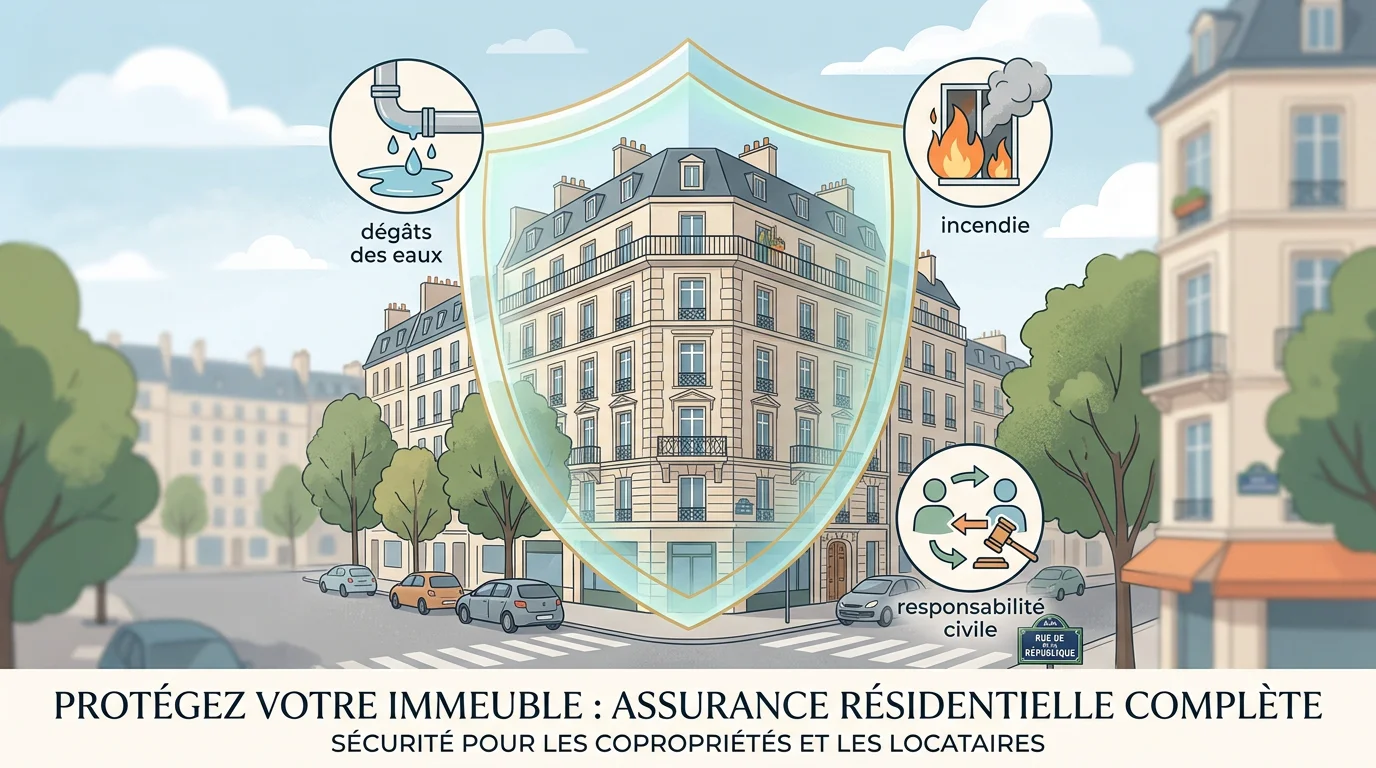Illustration des garanties couvertes par une assurance propriétaire non occupant