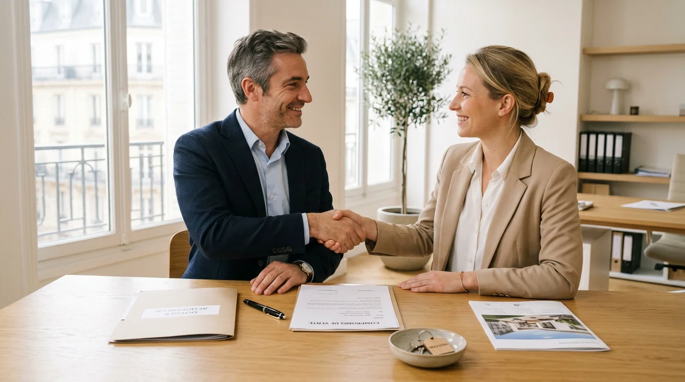 Signature d'un nouveau mandat de gestion locative avec une agence