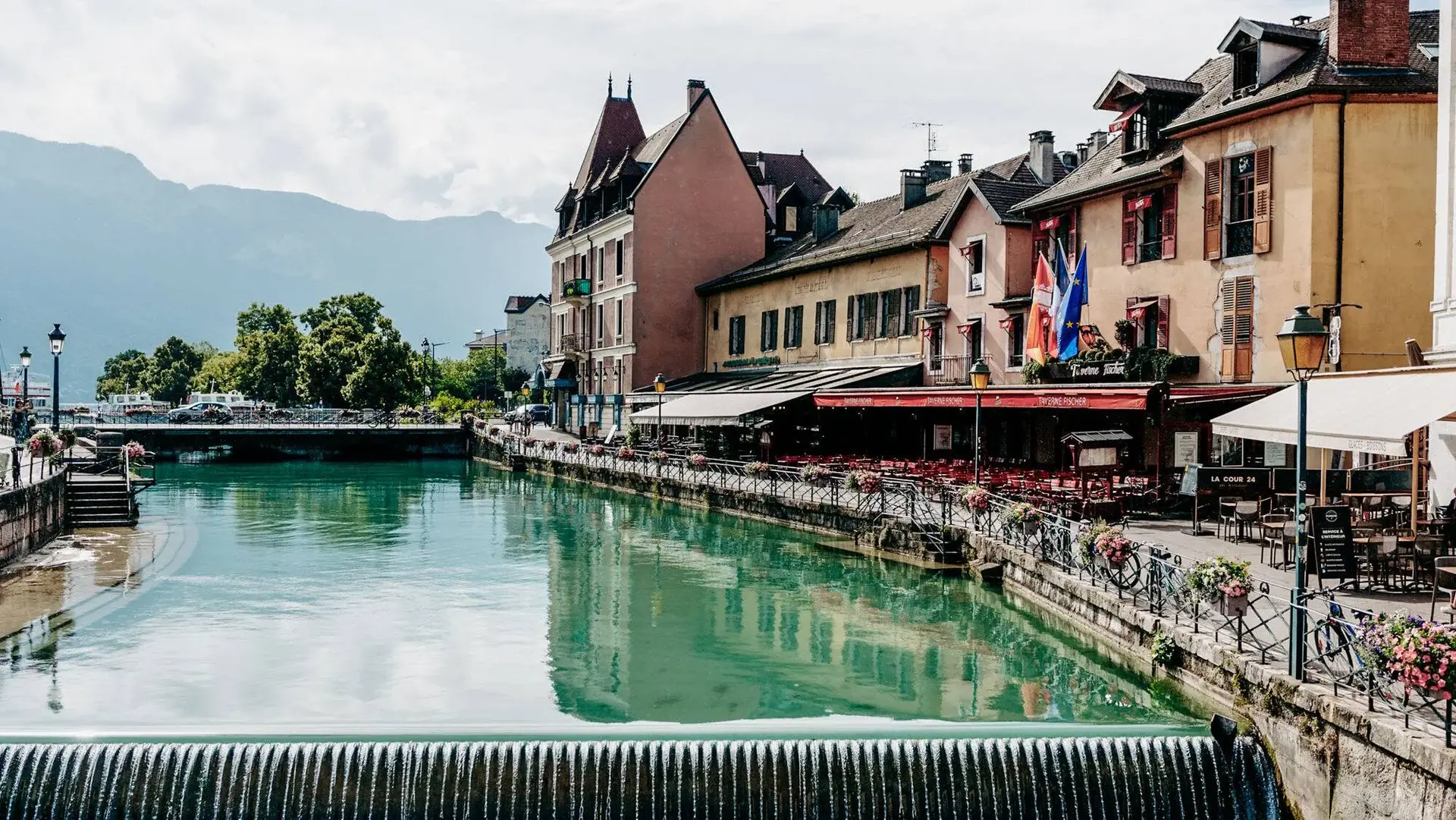 Les canaux de la vieille ville d'Annecy